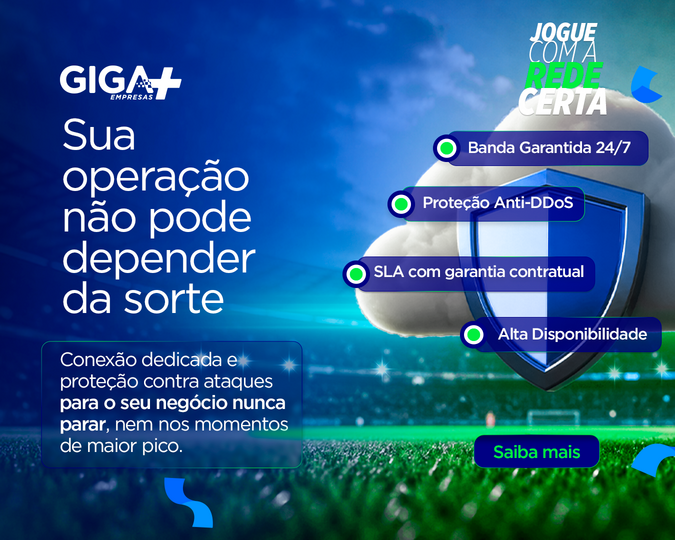 Sua operação não pode depender de sorte
